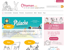 Tablet Screenshot of maman.com